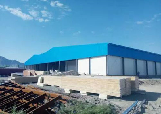 kwaliteit  100m*40m Prefab Steel Structure Workshop House Frame Industrial Building fabriek