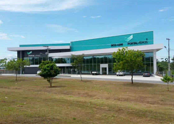 kwaliteit  Q355 Steel Frame Commercial Buildings Windproof Steel Structure Exhibition Hall fabriek