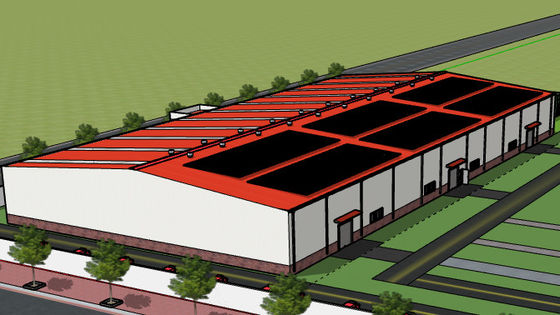 80*40 de aangepaste Bouw van het het Staalkader van de Staalstructuur Workshop Vervaardigde