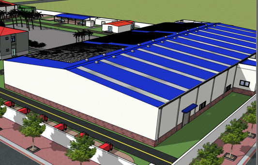 80*40 de aangepaste Bouw van het het Staalkader van de Staalstructuur Workshop Vervaardigde