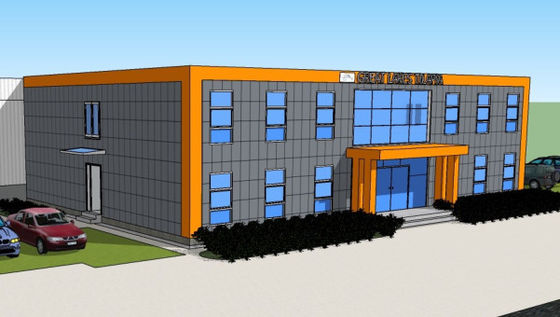 OEM ODM Geprefabriceerd Staal die de Vuurvaste de Structuurbouw bouwen van het 2 Verdiepingsstaal
