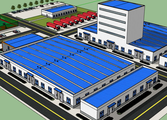 OEM ODM Geprefabriceerd Staal die de Vuurvaste de Structuurbouw bouwen van het 2 Verdiepingsstaal