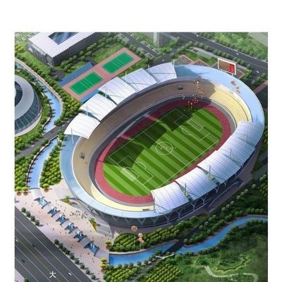Van het de Structuurstadion van het grote Spanwijdtestaal Betrouwbare Prefab Ruimte het Kaderbouw