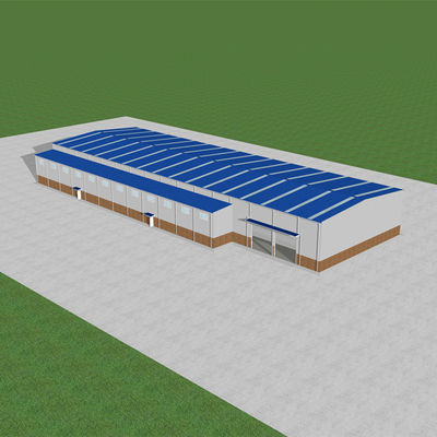 De geprefabriceerde de Workshopfabriek van de Staalstructuur Bouw van het de Bouwmetaal