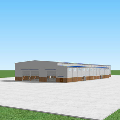 De geprefabriceerde de Workshopfabriek van de Staalstructuur Bouw van het de Bouwmetaal