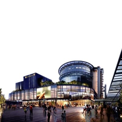 Van het de Structuurwinkelcomplex van het Q235q355 Staal de Supermarkt Grote Schaal