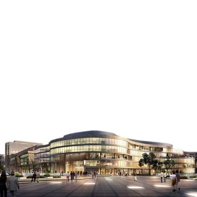 Van het de Structuurwinkelcomplex van het Q235q355 Staal de Supermarkt Grote Schaal