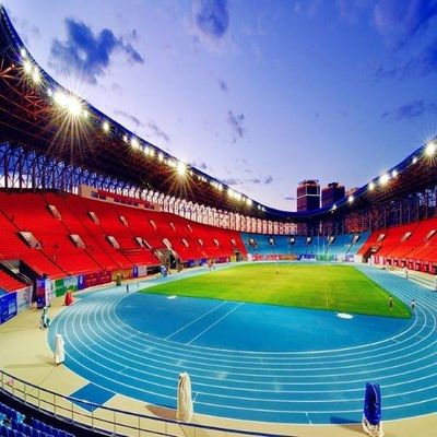 Betrouwbare Staalgymnastiek die Lichtgewicht Grote Schaal Geprefabriceerd Stadion bouwen