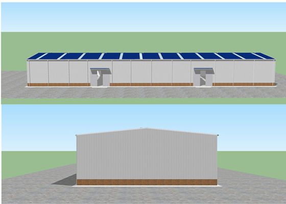 90m*27m Staalconstructies Werkplaats Frame Building Constructie