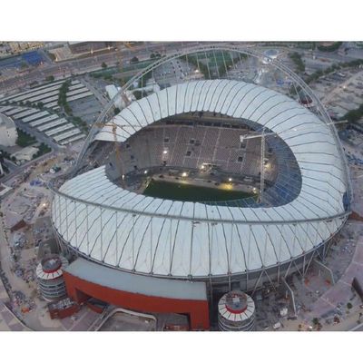 Het Stadion Lichtgewicht Prefabstaal van het grote Spanwijdte Ruimtekader de Bouwgymnastiek