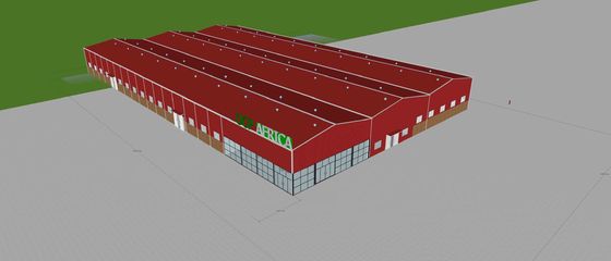 De aangepaste Lichte Workshop van het de Bouwpakhuis van de Staalstructuur