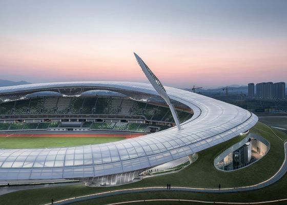 Gegalvaniseerd het Stadion Lichtgewicht Prefabstaal van de Staalstructuur de Bouwgymnasium