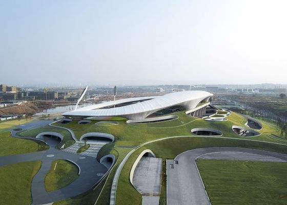 Gegalvaniseerd het Stadion Lichtgewicht Prefabstaal van de Staalstructuur de Bouwgymnasium