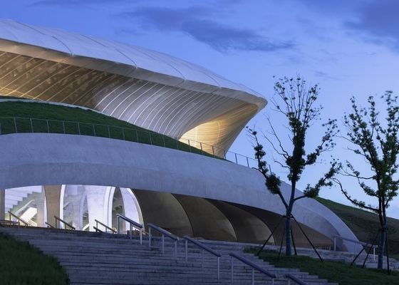De prefab van het het Stadionq235 Staal van de Staalstructuur Structurele Bouw Decoiling