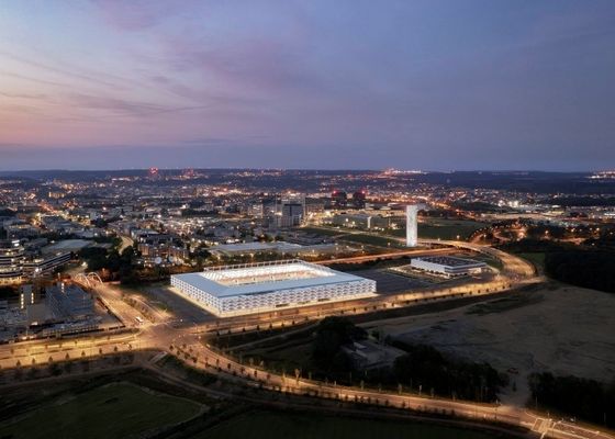 De typische Prefabgymnasium Gegalvaniseerde Lange Bouw van het Spanwijdtestaal