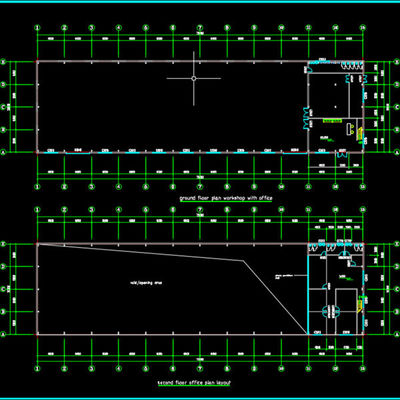 Q355 / Q235 van het het Landbouwbedrijfkader van de Staalstructuur de PrefabBouwconstructie GB