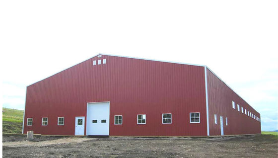 De lichte Prefab van het de Structuur Windmetaal van het Pakhuisstaal de Workshopbouw