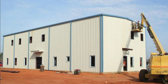 De lichte Prefab van het de Structuur Windmetaal van het Pakhuisstaal de Workshopbouw