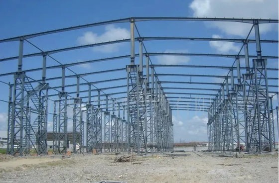 Q355B waterdicht Groot Aangepast het Pakhuisponsen van de Staalstructuur