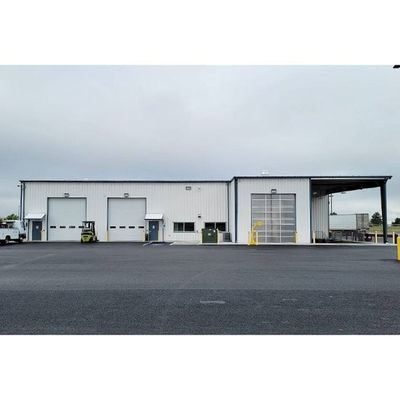 Van de het Staalstructuur van de brede Spanwijdteh Straal het Pakhuis Prefab Vuurvast met Sandwichcomité