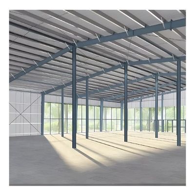 Q235 Ruimte van het de Structuur Vuurvast Prefabmetaal van het Kaderstaal de Structuurpakhuis