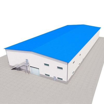 De pakhuis Geprefabriceerde Gebouwen van het het Staalmetaal van Staalloodsen Q355B Commerciële