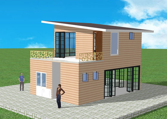 Het prefab Lichtgewichtmaisonnette van de het Staalvilla van de Staalstructuur Q235 Lichte