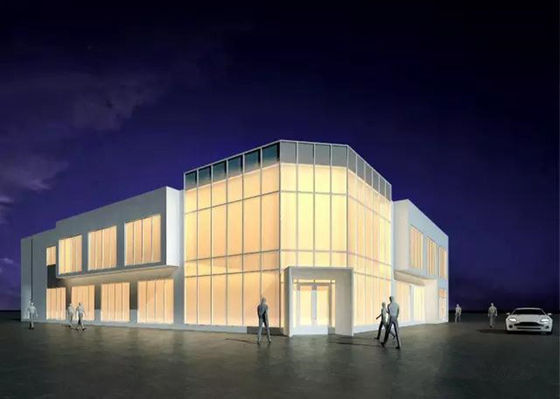 Van het het Staalkader van GB Commerciële van de het Staalstructuur de Bouw Gegalvaniseerde de Tentoonstellingszaal