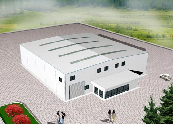 Van de de Structuurhangaar van het de industriestaal van het het Kader Prefabstaal de Vervaardigingsworkshop