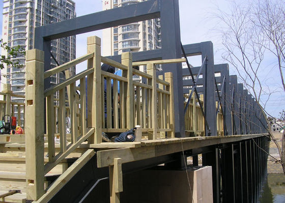 Q235B geprefabriceerde het Brugdek van de Staalstructuur Sightseeingsbouw