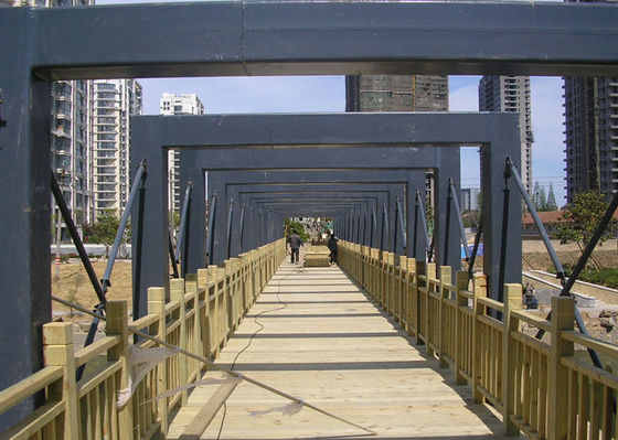 Q235B geprefabriceerde het Brugdek van de Staalstructuur Sightseeingsbouw