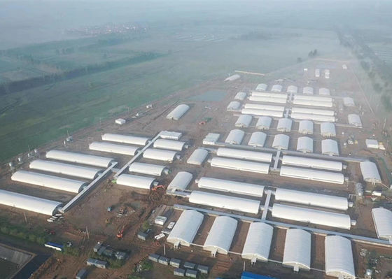 Q355 / Q235 van het het Varkenshuis van de Staalstructuur Vuurvaste Industriële het Staalgebouwen