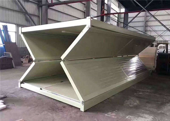 De waterdichte Geprefabriceerde Vouwbare Roestvrije Bouw van het Containerhuis