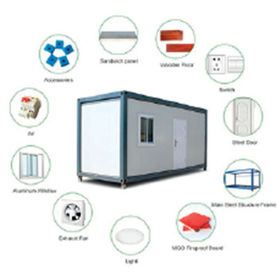 Q235B / Q355B het vouwbare Geprefabriceerde huis van het de Hervormingsstaal van het Containerhuis