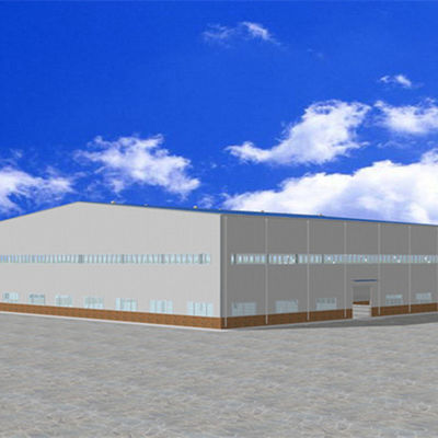 50m*50m Geprefabriceerde van de de Structuurworkshop van het de Industriestaal de Verwerkingsgebouwen