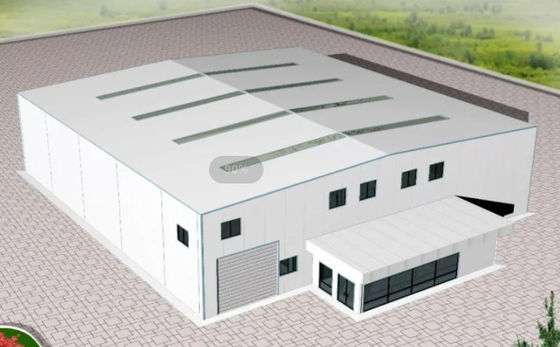 Van het de Garagepakhuis van de staalstructuur van de de Vliegtuigenhangaar Kleine Lichte het Staalstructuur