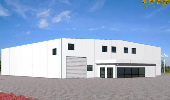 Van het de Garagepakhuis van de staalstructuur van de de Vliegtuigenhangaar Kleine Lichte het Staalstructuur