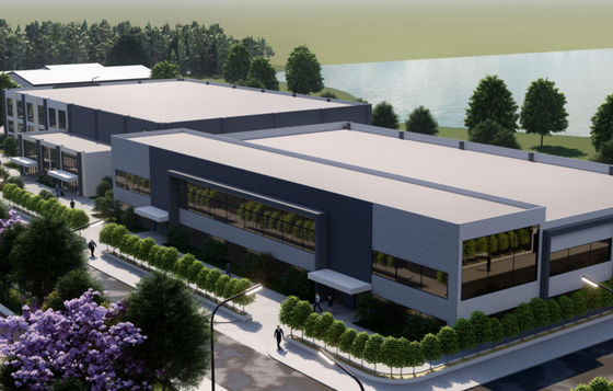 De stevige Geprefabriceerde Commerciële Gebouwen van het Metaalbureau Wind