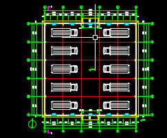 Prefabstaalstructuur die Fab bouwen. Garage voor 1000sqm-Vrachtwagenpark in Kenia