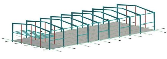 Aangepast Aluminium/pvc-de Structuurpakhuis van het Venstersstaal met C/Z-Sectie Purlin