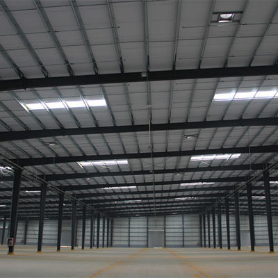 Stalen structuur Geprefabriceerde magazijnconstructie Stalen frame schuur fabriek