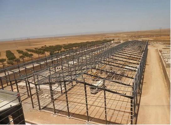 Industriële van het de Installatie Prefabstaal van het Staalkader de Structuurworkshop