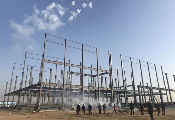 Aangepast modern geprefabriceerd stalen gebouw met meerdere verdiepingen