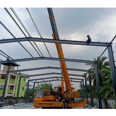 Licht van de het Kaderbouw van het Maatstaal van het het Kaderstaal Poort de Structuurpakhuis