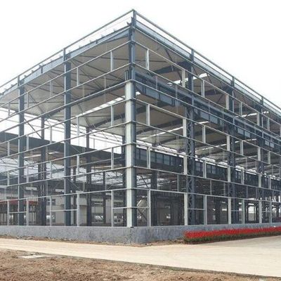 Aangepast modern geprefabriceerd stalen gebouw met meerdere verdiepingen