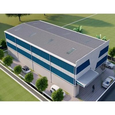 De Workshop die van het staalkader Structurele Pakhuisbouw bouwen