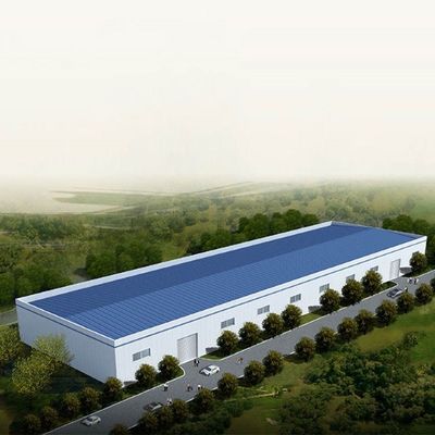 Grote overspanning las H-balk geprefabriceerde staalconstructie werkplaatsconstructie