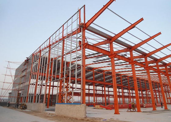 De geprefabriceerde de Workshopfabriek van de Staalstructuur Bouw van het de Bouwmetaal