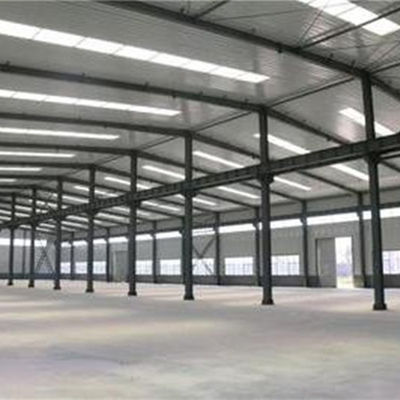 De vervaardigde Bouwconstructie van de de Workshopfabriek van de Staalstructuur Industriële