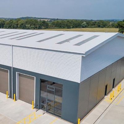 De economische Geprefabriceerde het Pakhuis Industriële Bouw van de Staalstructuur